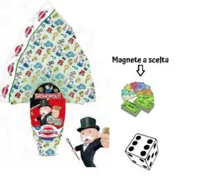 Dolci Preziosi Uovo Ciccolato a Latte gr 320 con o senza magnete a scelta