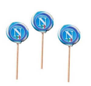 20 Lecca Lecca con bollino personalizzato Napoli