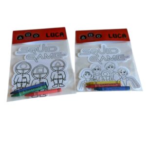 Squid Game Kit  Disegno Crayola da 10 Pz