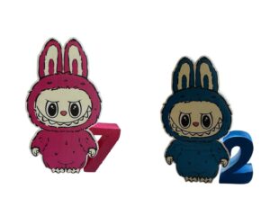 Labubu Sagoma In Polistorolo con Numero  Personalizzato Modello a scelta