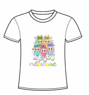 Labubu Tshirt Mezza Manica  Personalizzabile
