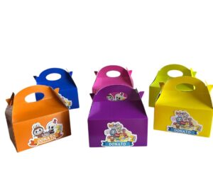 Labubu Party Box Personalizzabili Kit da 10 pz