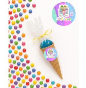 Labubu Cono Goloso con Bollino Personalizzabile pz 10 gadgets di Fine festa