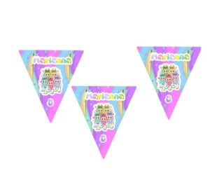 Labubu Festone Bandierina  Personalizzabile