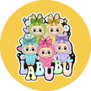 Cialda per torte su ostia Labubu Personalizzabile