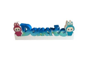 Labubu Sagoma In Polistorolo con nome Personalizzato