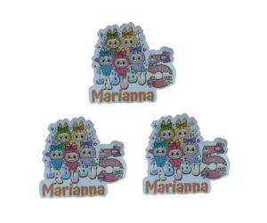 Labubu Adesivi Sagomati  Personalizzabili pz 12