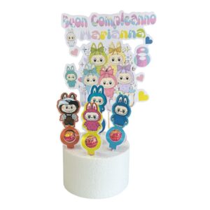 Labubu Kit chupa chups con base e topper personallizato