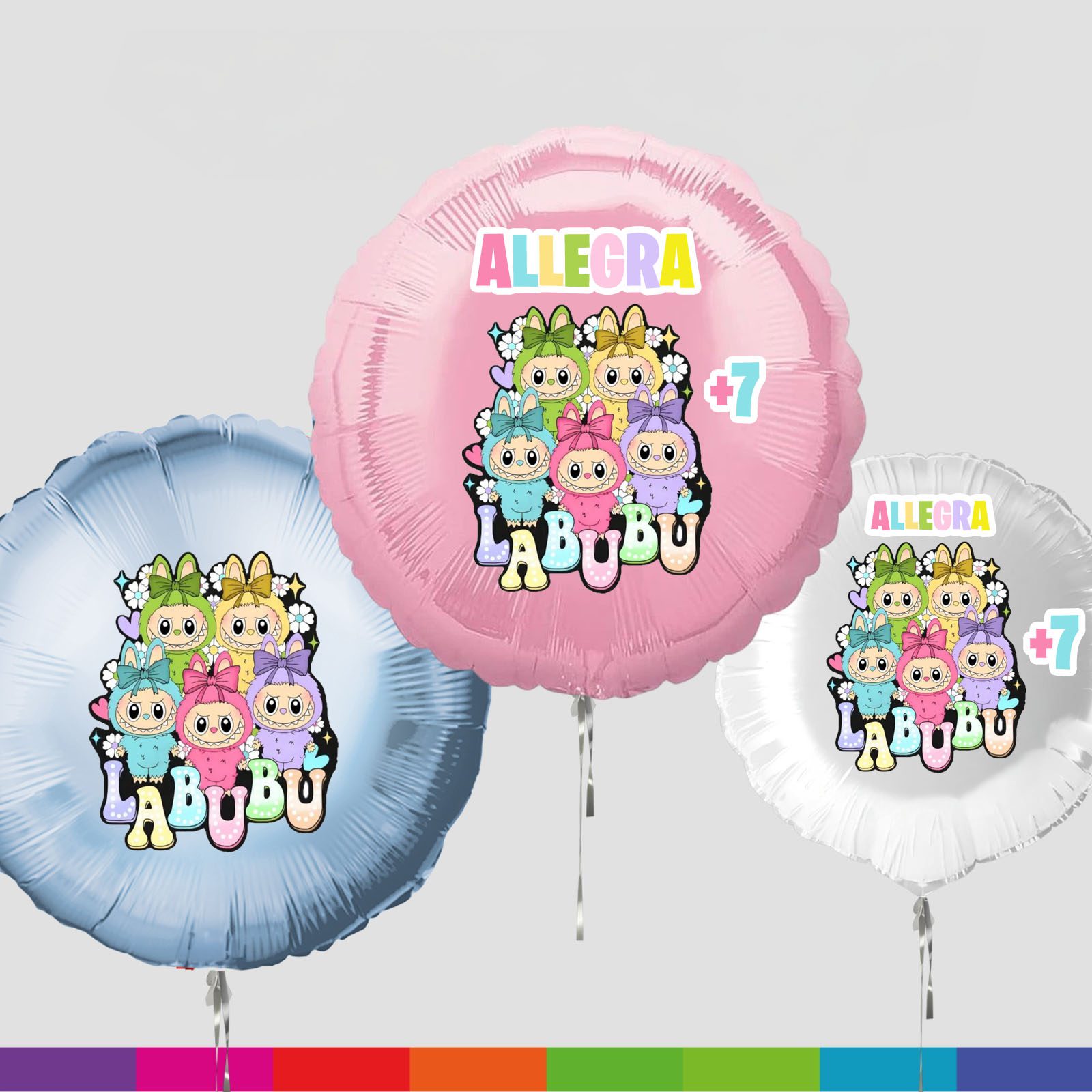 Palloncino in Mylar Foil Labubu Personalizzato