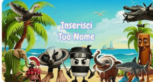 Brainrot Cialda su Ostia Rettangolare Personalizzabile