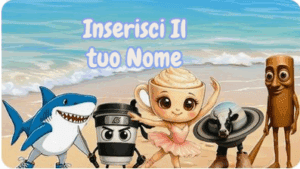 Brainrot  Cialda su Zucchero Rettangolare Personalizzabile