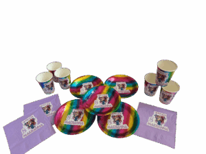 Kpop Demon Hunters  Coordinato  tavola Personalizzato  6 Ospiti