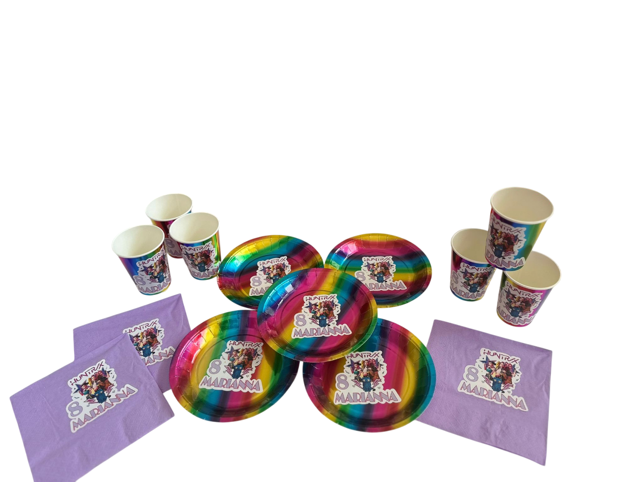 Kpop Demon Hunters  Coordinato  tavola Personalizzato  6 Ospiti