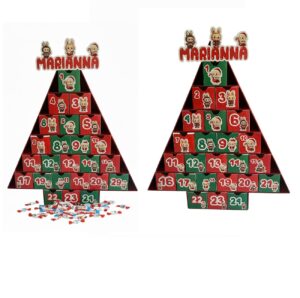 Labubu Calendario dell'Avvento Personalizzato con Magnete