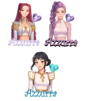 Kpop Demon Huntrs Sagoma In Polistirolo De Luxe Personalizzabile Con Nome ed Eta' modello a scelta