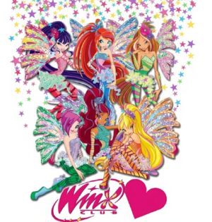 Winx Sagoma In Polistirolo con Stampa Frontale