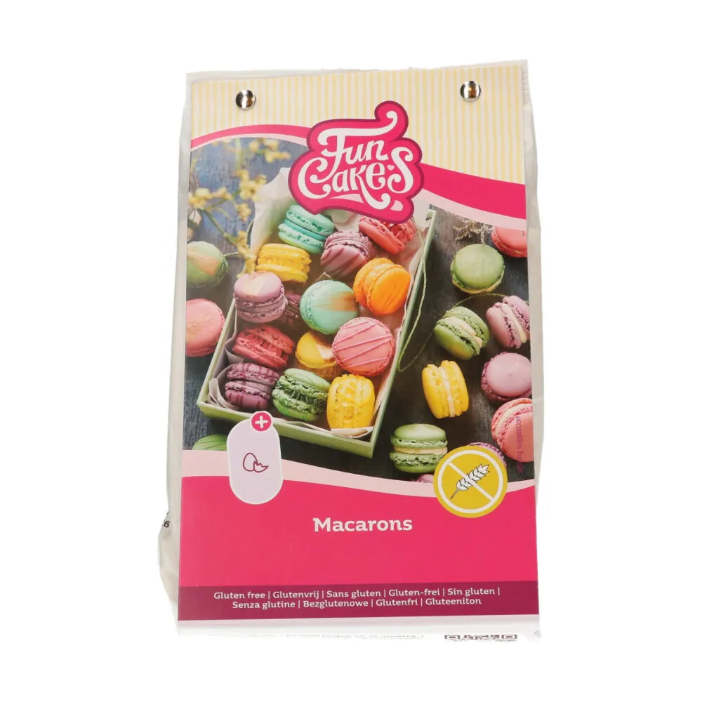 MACARONS PREPARATO senza glutine 300gr Funcakes Mix