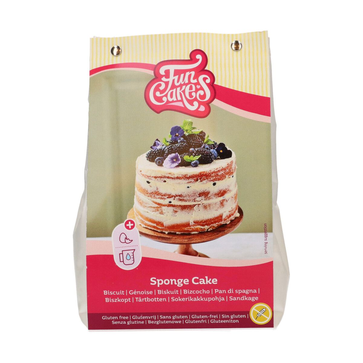 Mix per Pasta Biscotto Senza Glutine Funcakes 500 gr