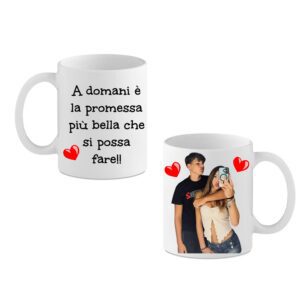 Tazza Personalizzabile con Foto e  Frase San Valentino
