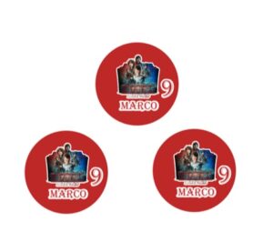 Stranger Things 40 Bollini Adesivi Personalizzabili