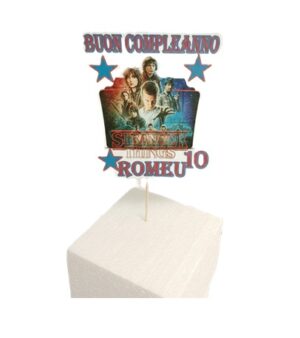 Stranger Things Cake Topper Sagomato  Personalizzabile