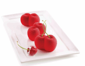 Frutta Realistica Stampo Silikomart in Silicone Rosso Ciliegia   Effetto Realistico Professionale