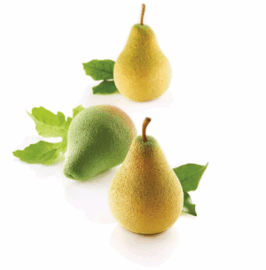 Frutta Realistica Stampo Silikomart Pera e Fico Effetto Realistico Professionale