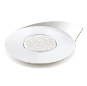 Set 100 Vassoi per monoporzioni Rotondi per Frutta Realistica Bianchi Silikomart Professional