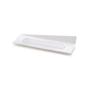 Set 100 Vassoi per monoporzioni Rettangolari per Frutta Realistica Bianchi Silikomart Professional